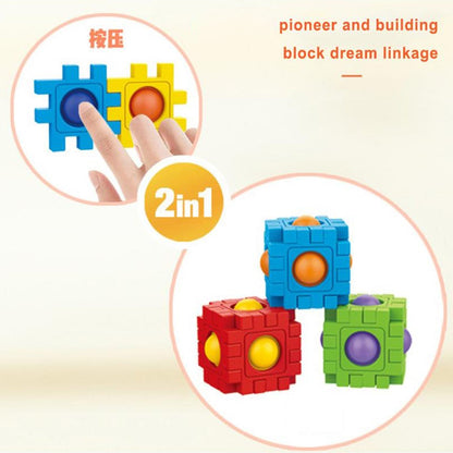 4473 Popit Building Blocks Toy For Kids & Adult Use ( 28 pcs Product ) 