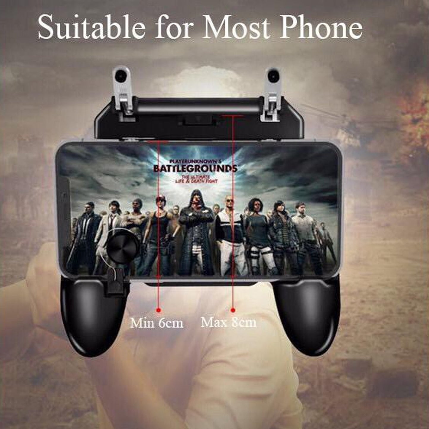 8048 PUBG Mobile Game Metal Controller Joystick Attachment Accessory DeoDap