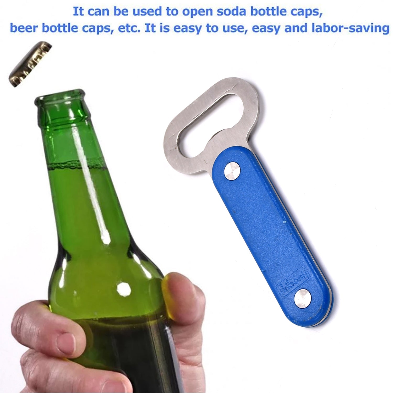 2536 Stainless Steel Bottle Opener 12cm 