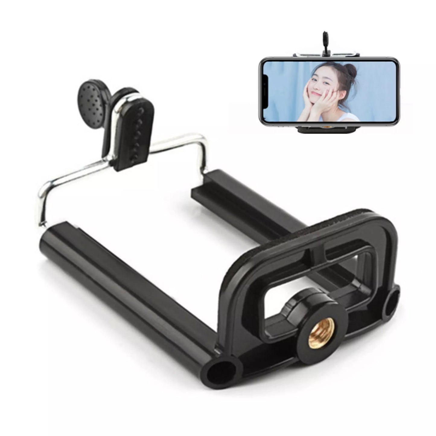 7338 Mobile Holder Attachment For Selfie Stick and Mobile Tripods DeoDap