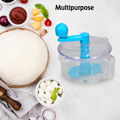 2116 Multipurpose Transparent Dough Maker Machine (Atta Maker) , Measuring Cup And Slicer (Brown Box) 