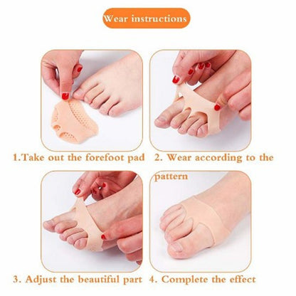 6057 Toe Separator Bunion Corrector Straightner Hallux Valgus Pain Relief (1Pair) DeoDap