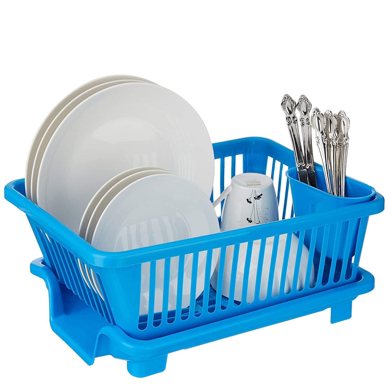 607 Plastic Sink Dish Drainer Drying Rack DeoDap