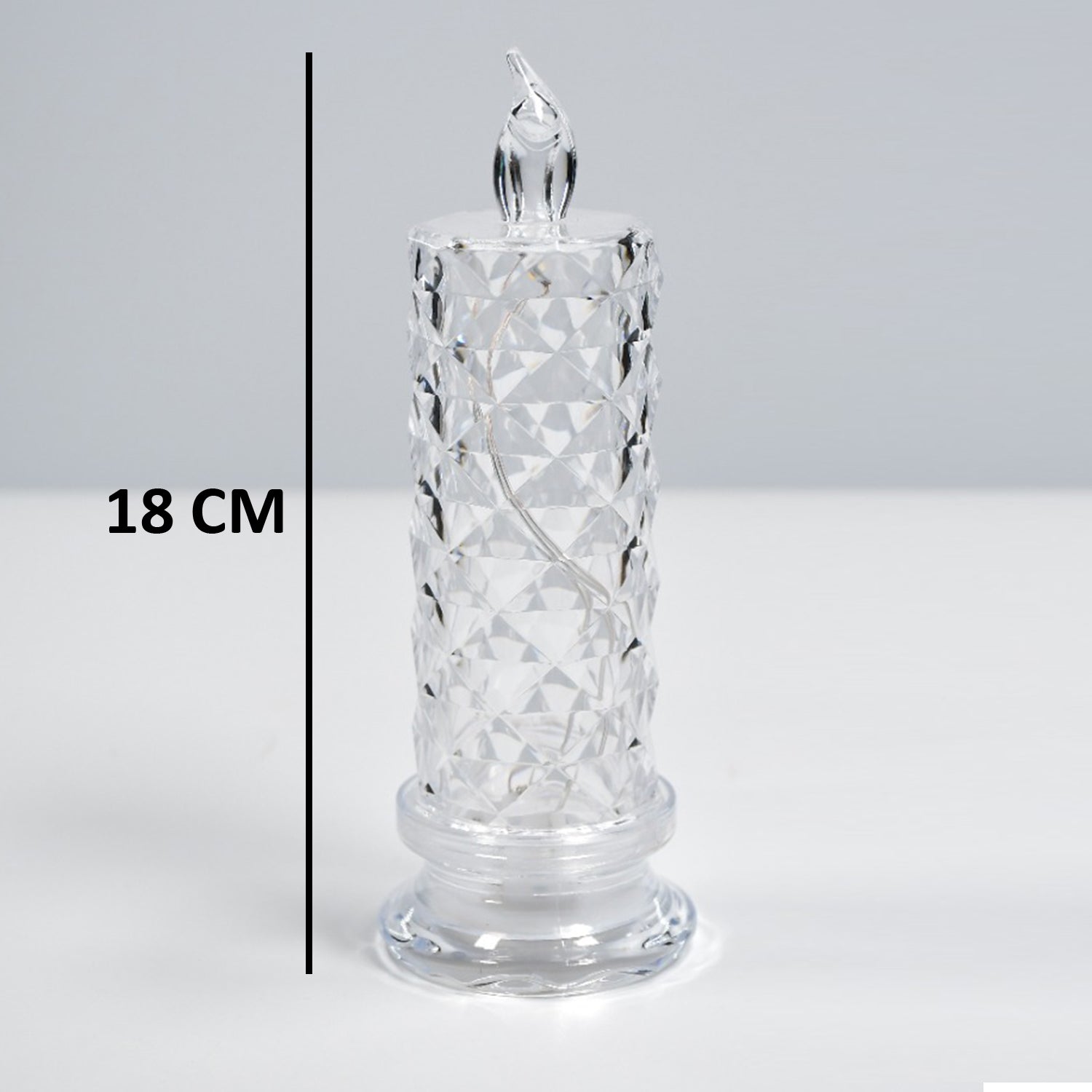 6241A Rose Candles for Home Decoration, Crystal Candle Lights 