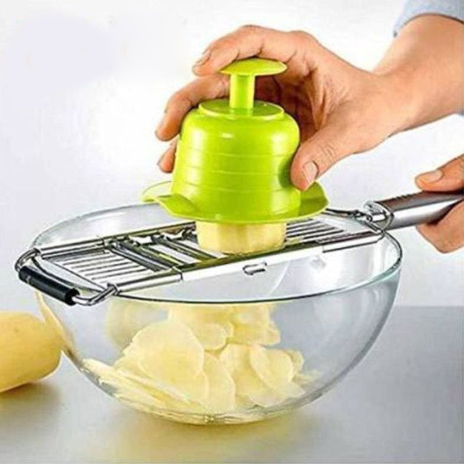 2598 Multipurpose 3 in1 Stainless Steel Grater and Slicer DeoDap