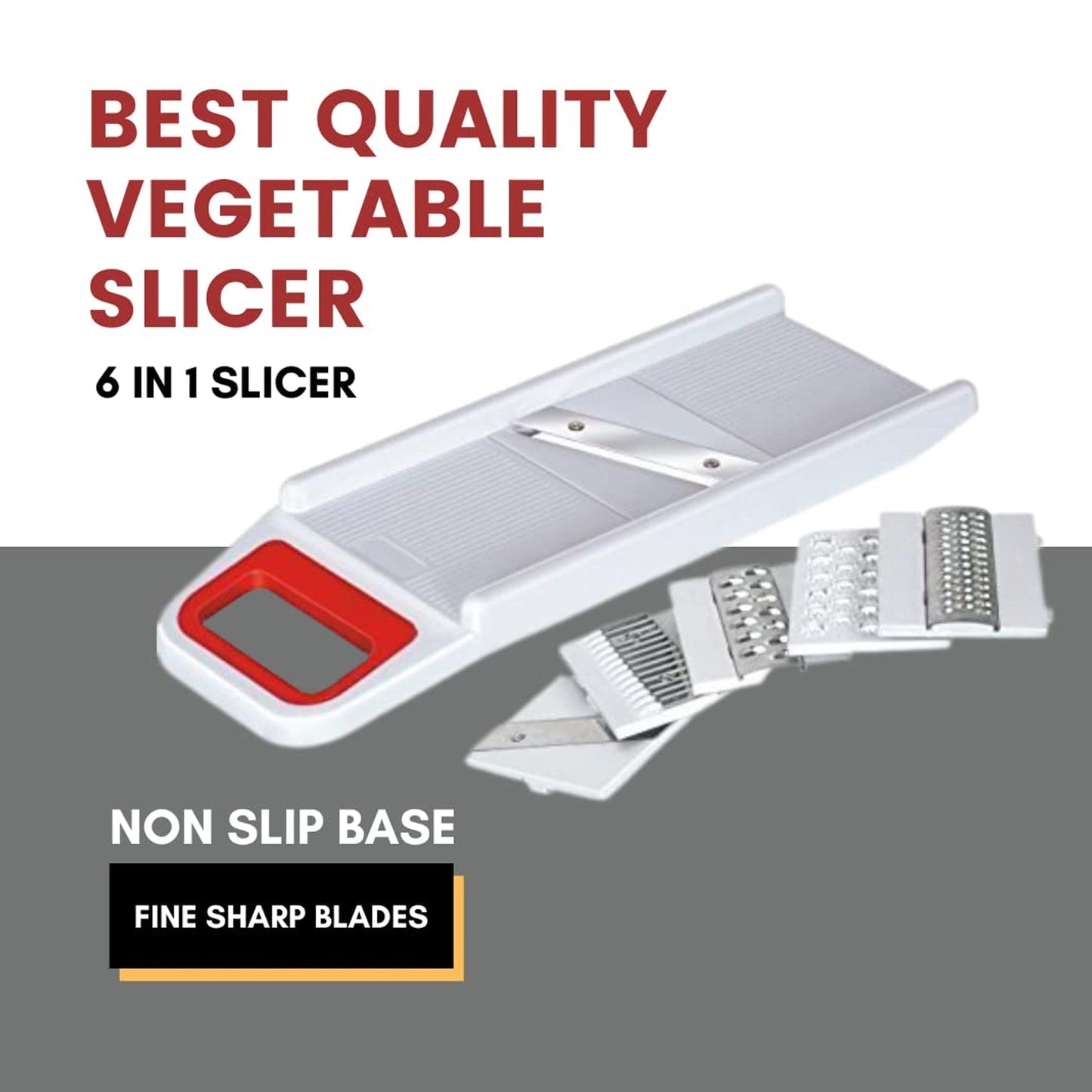 0141B  6in1 Slicer Multi Purpose Vegetable Slicer Grater For Kitchen Use 