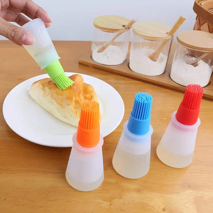 2434 Basting Brush Set Silicone Pastry Brush DeoDap