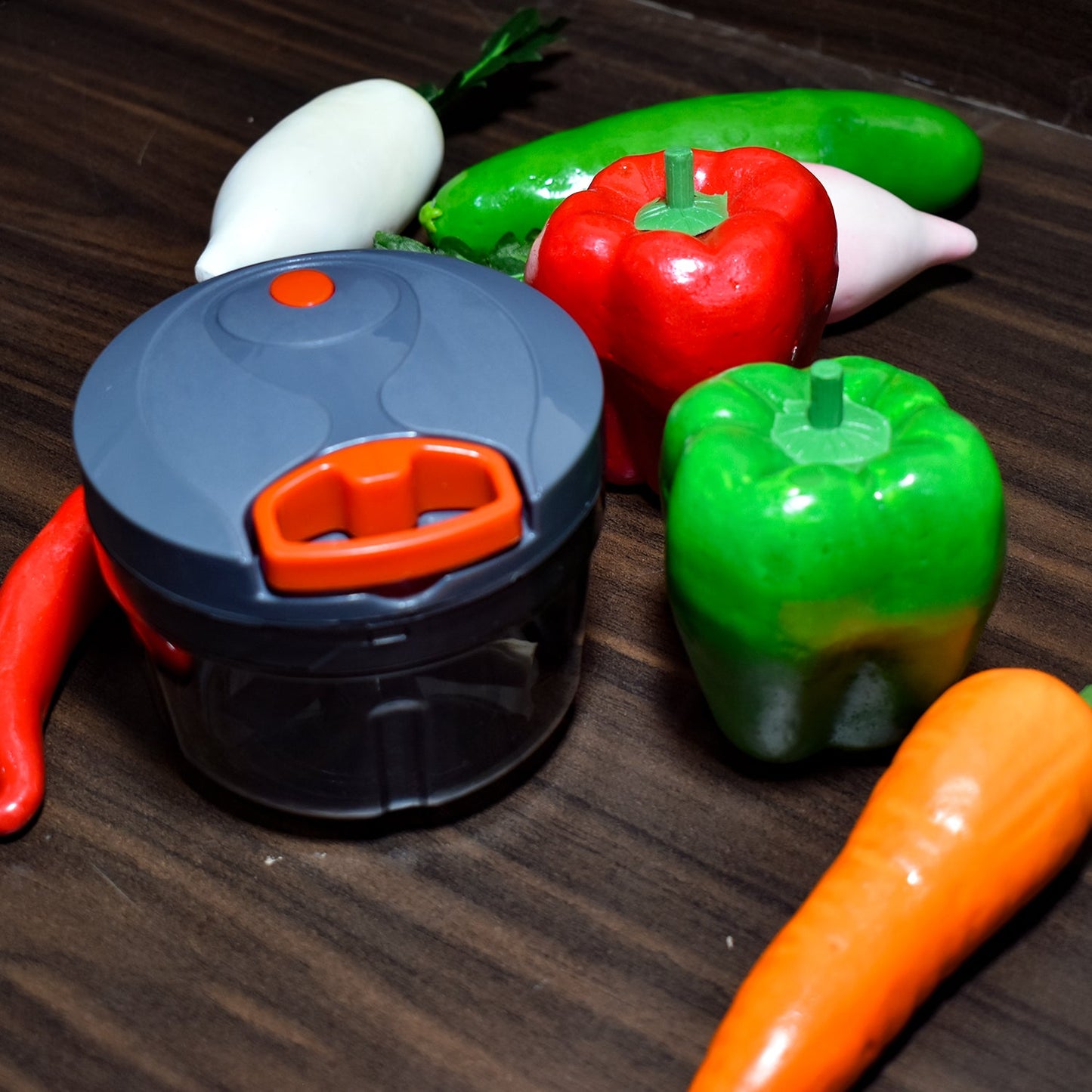 2784 4 Blade Handy Chopper For Chopping And Cutting Of Types Of Fruits And Vegetables Easily. 