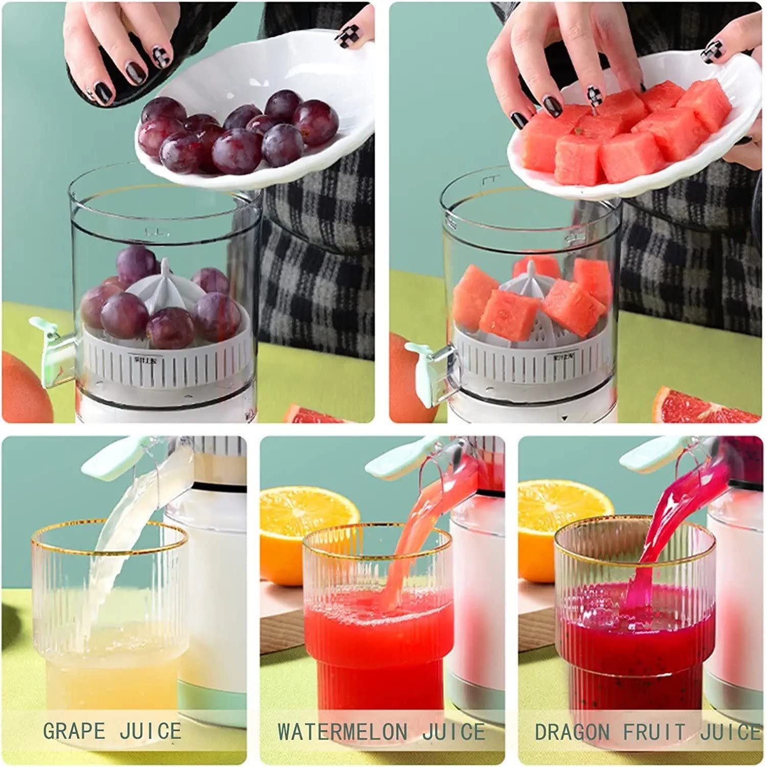 2377 Automatic Electrical Citrus Juicer For Orange, Electric Orange Juicer, Professional Citrus Juicer Electric with Lever, Squeezer Juice Extractor 