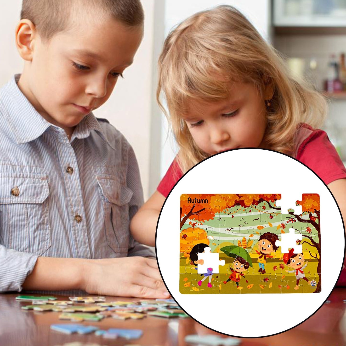 4826 4 In 1 Jigsaw Puzzle widely used by kids and children for playing and enjoying purposes in all kinds of places etc. 