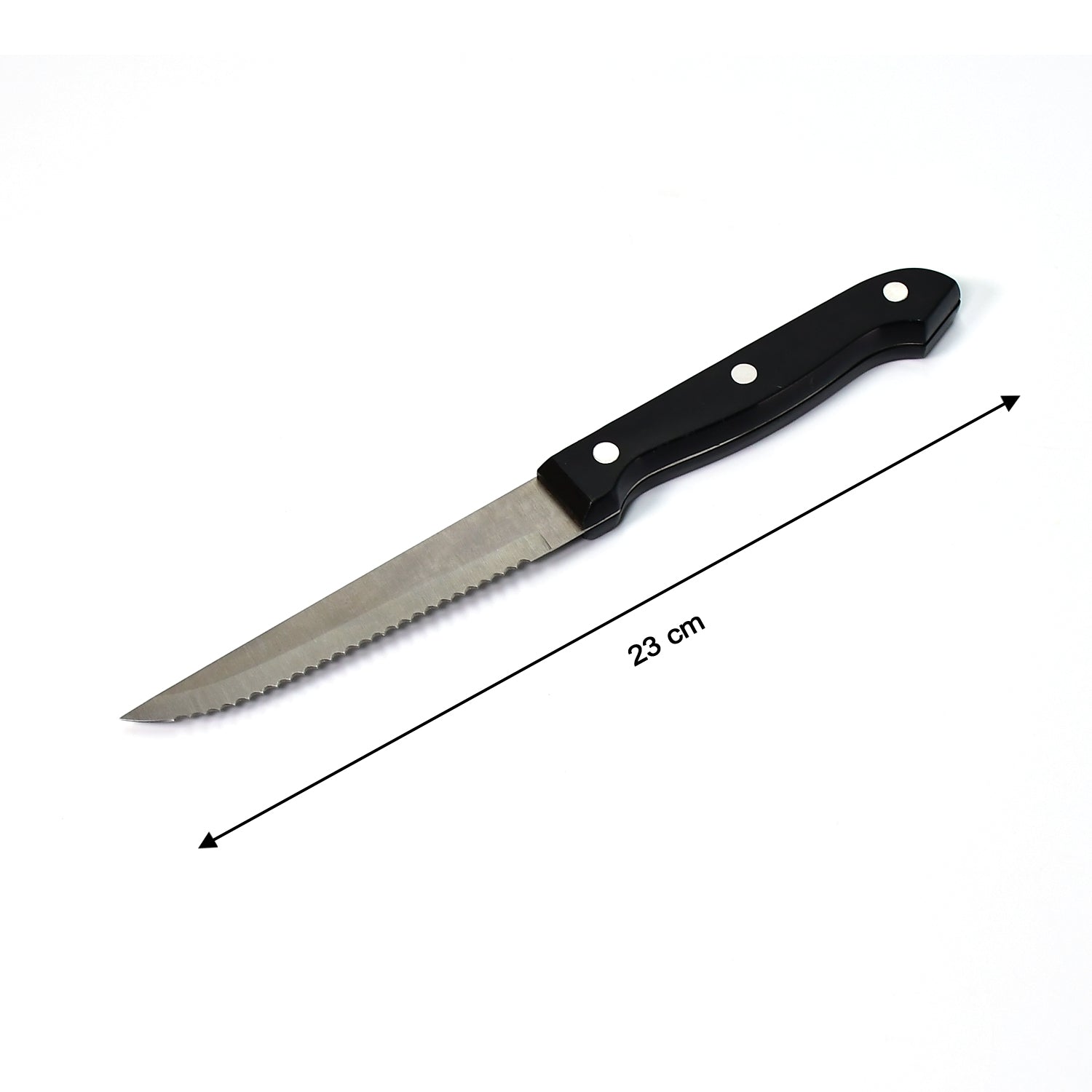 2130 Stainless Steel Steak and Kitchen Knife with easy grip Handle (23cm) 