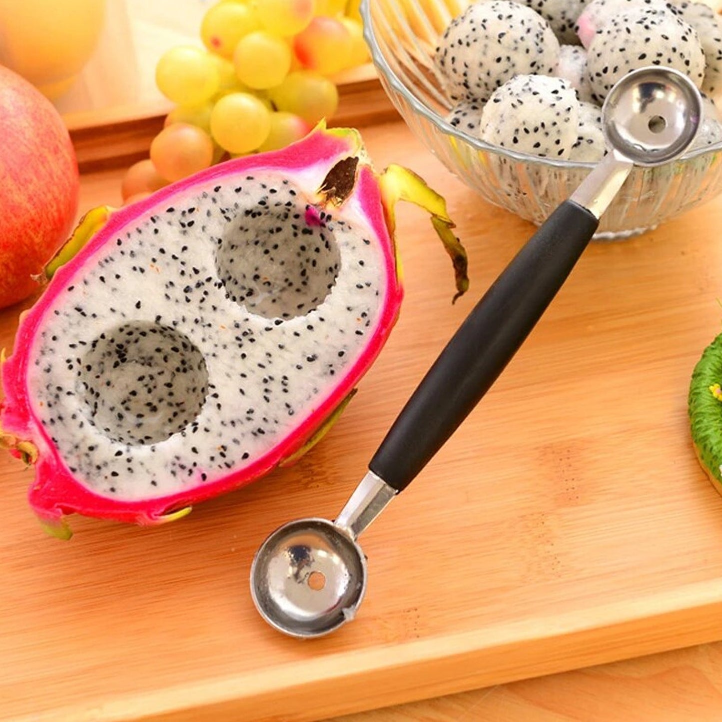 2197 Double End Melon Baller Scoop Fruit Spoon 