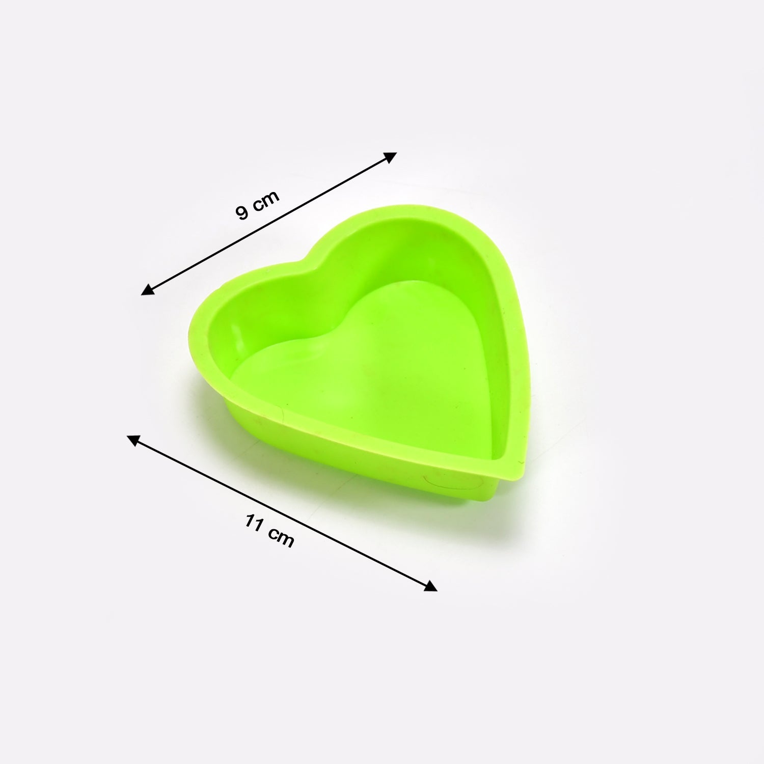 2723 Heart-shaped Mold Silicone Mold Cake Mold Cake Tools Baking Tools Bakeware Cake Tool (pack of 6) 