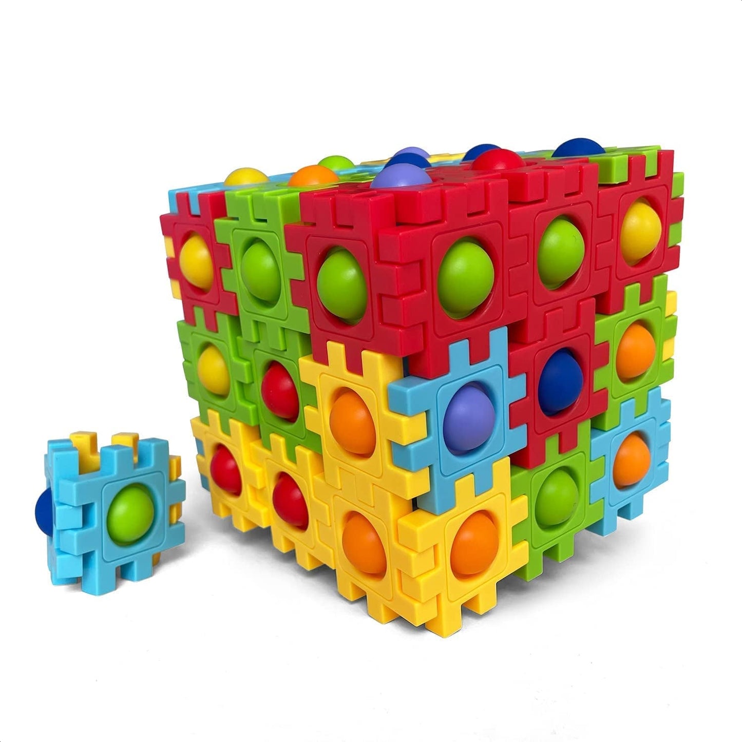 4473 Popit Building Blocks Toy For Kids & Adult Use ( 28 pcs Product ) 