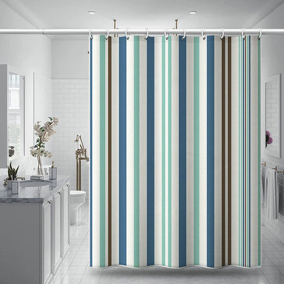 6730 Bright Vertical Stripes in The Shower Curtain (150x200cm) 