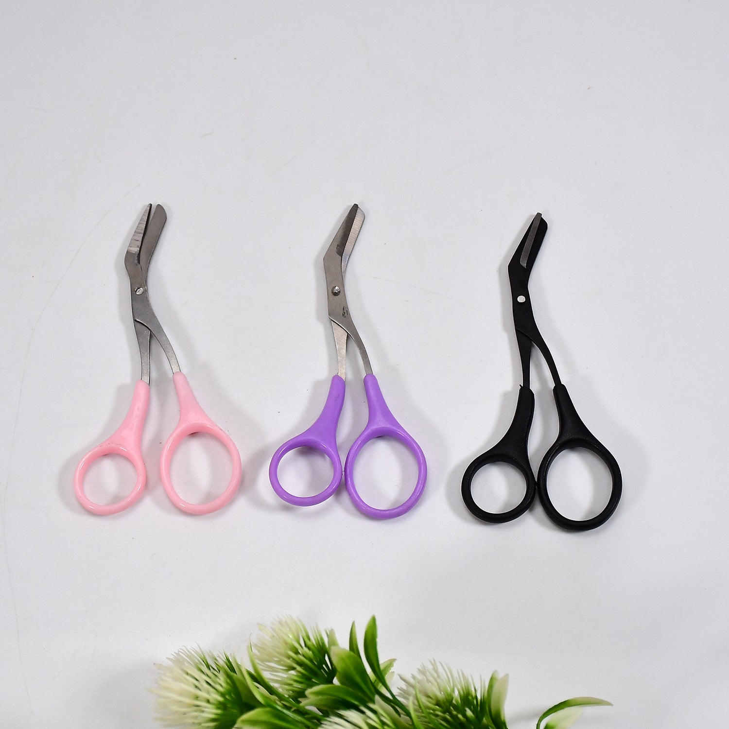 9118 Stainless Steel Eyebrow Grooming Shear Scissors, Hair Removal Shaper Shaping Tool Makeup Beauty Accessories for Men and Women 