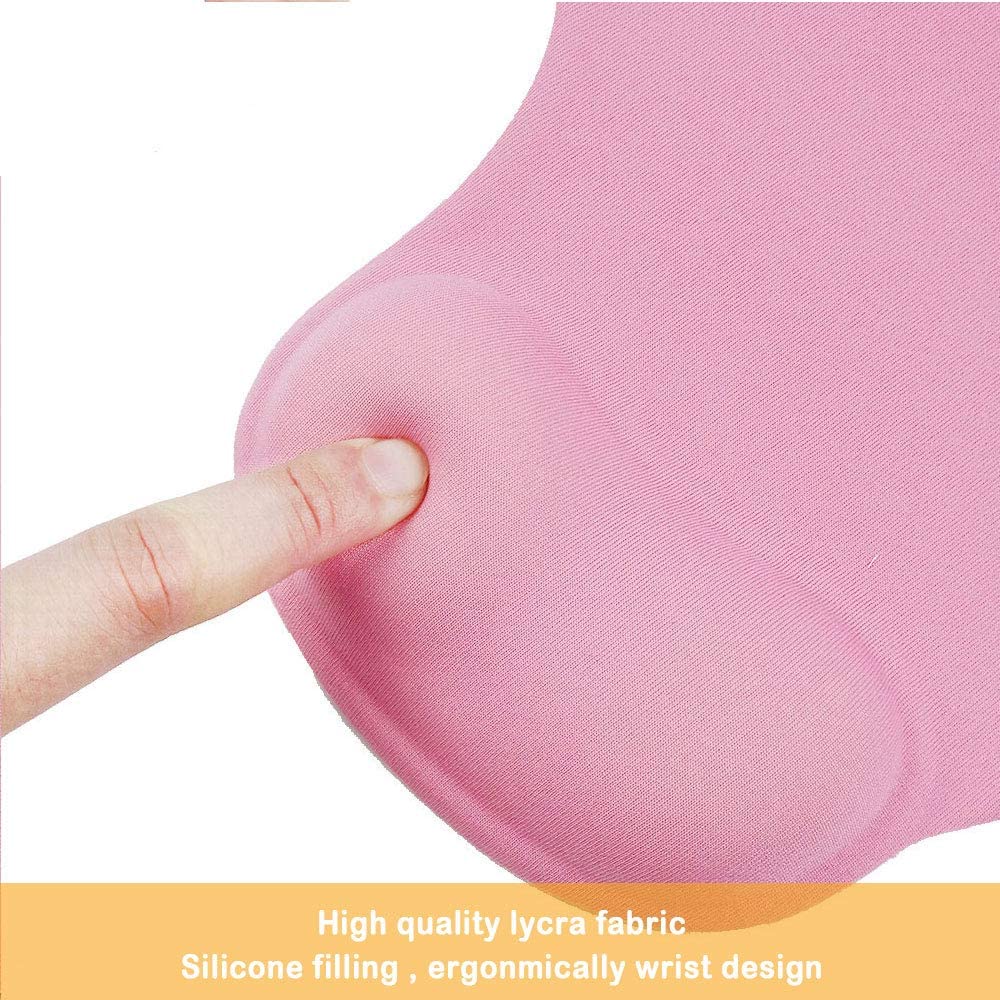 6176 Comfortable Silicone Mouse Pad with Jel Mouse Pad For All type Multiuse Mouse Pad 