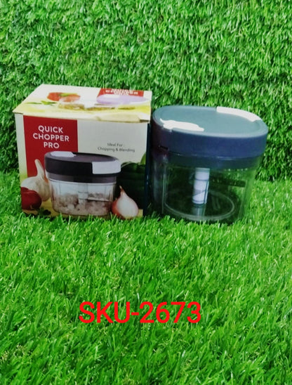 2673 Handy Chopper And Slicer For Home & kitchen (600ML Capacity) Deodap