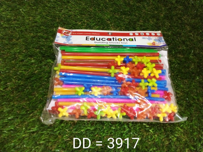 3917 100 Pc 4 D Block Toy used in all kinds of household and official places specially for kids and children for their playing and enjoying purposes. DeoDap