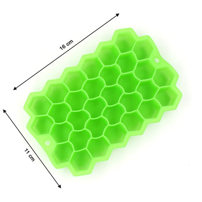 1138A  Silicone Ice Cube Trays 32 Cavity Per Ice Tray [Multi color] 