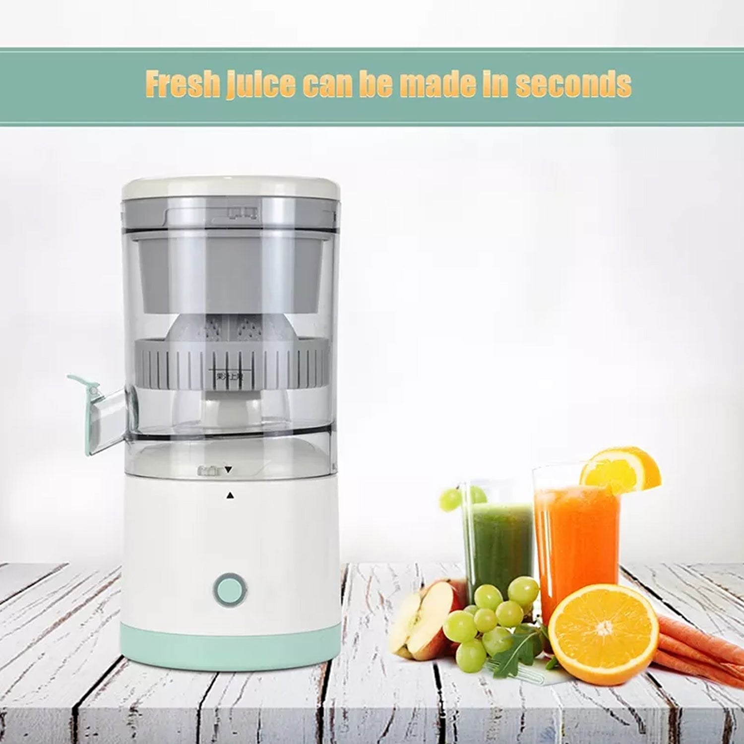 2377 Automatic Electrical Citrus Juicer For Orange, Electric Orange Juicer, Professional Citrus Juicer Electric with Lever, Squeezer Juice Extractor 