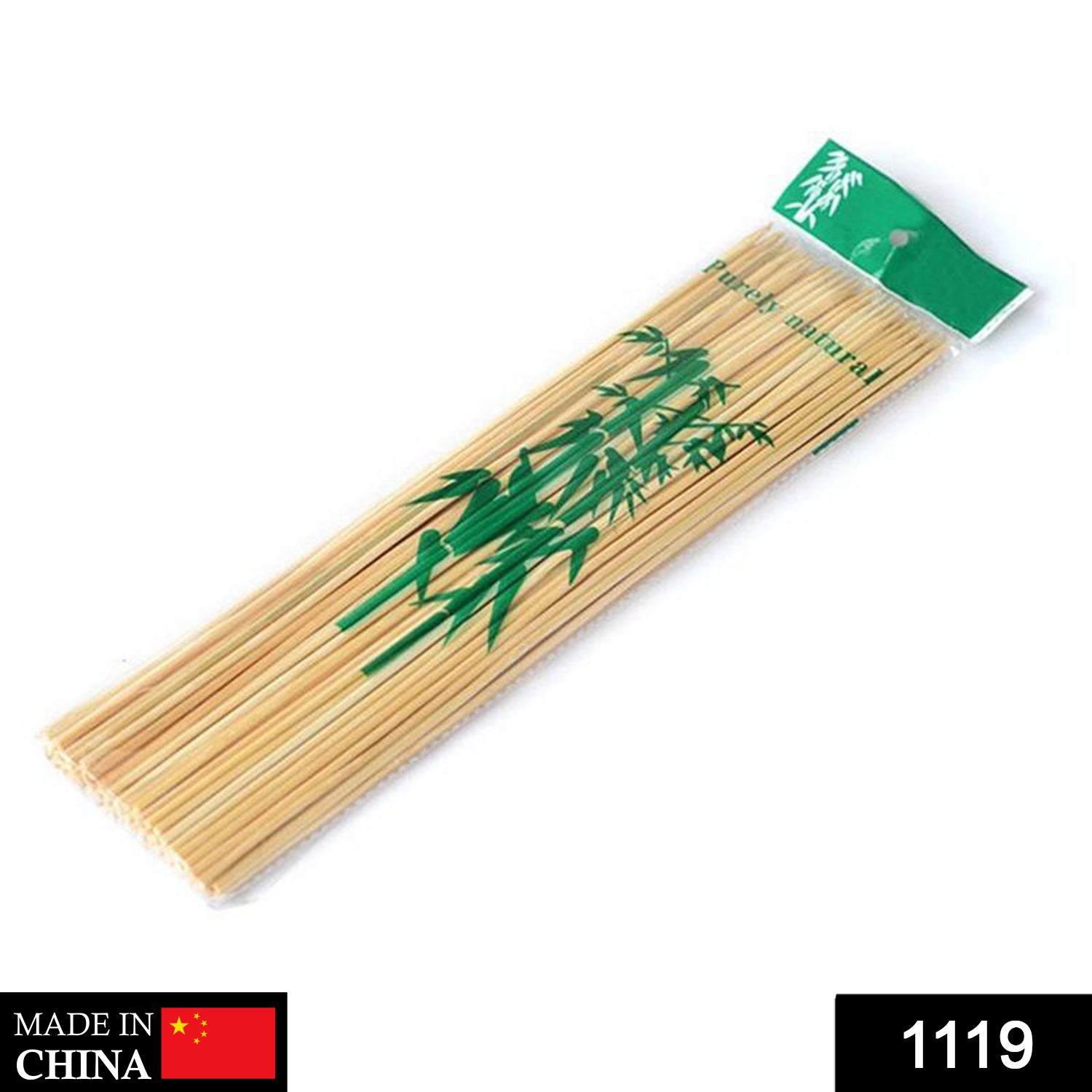 1119 Bamboo Wood Skewer BBQ Sticks 