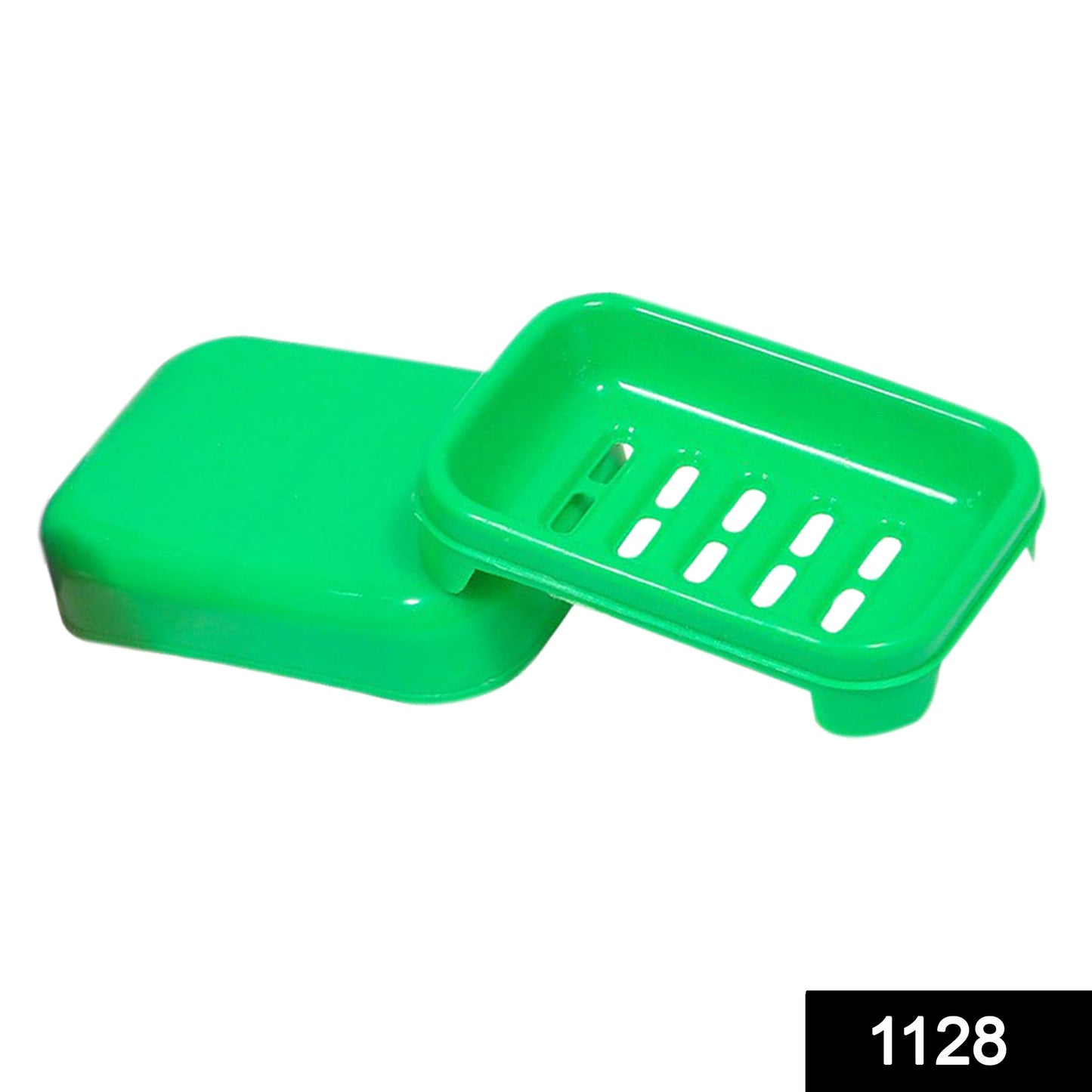 1128 Covered Soap keeping Plastic Case for Bathroom use 