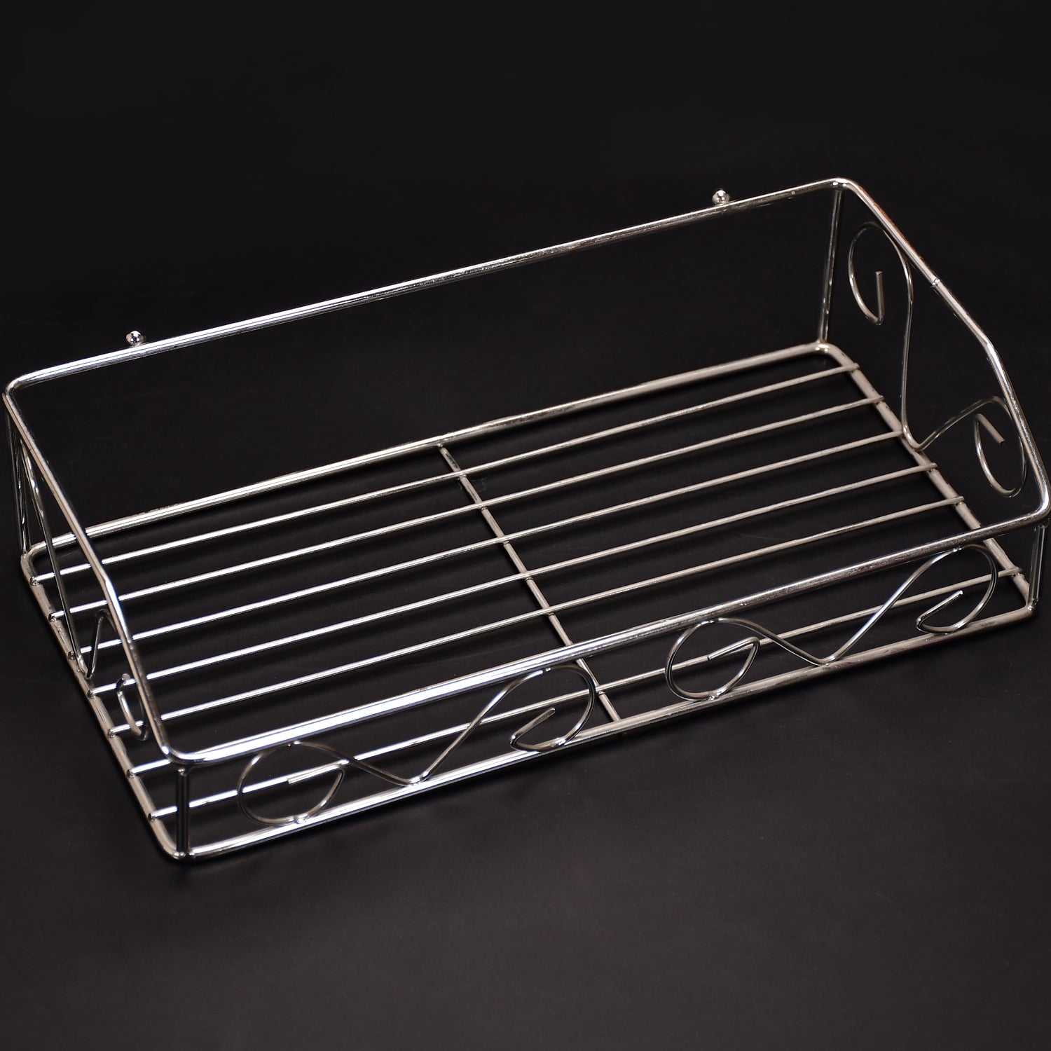 5173 Wall Mount Basket 27cm For Home & Bathroom Use 