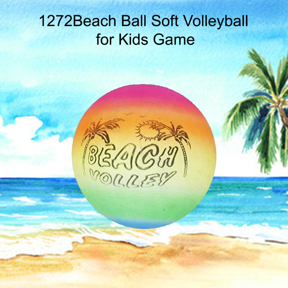 1272 Beach Ball Soft Volleyball for Kids Game DeoDap