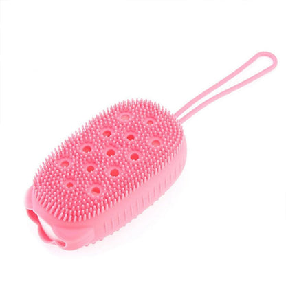 1448 Silicone Bubble Bath SPA Super Soft Body Scrubbing Brush DeoDap