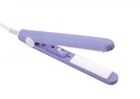 1215 Mini Portable Electronic Hair Straightener and Curler 