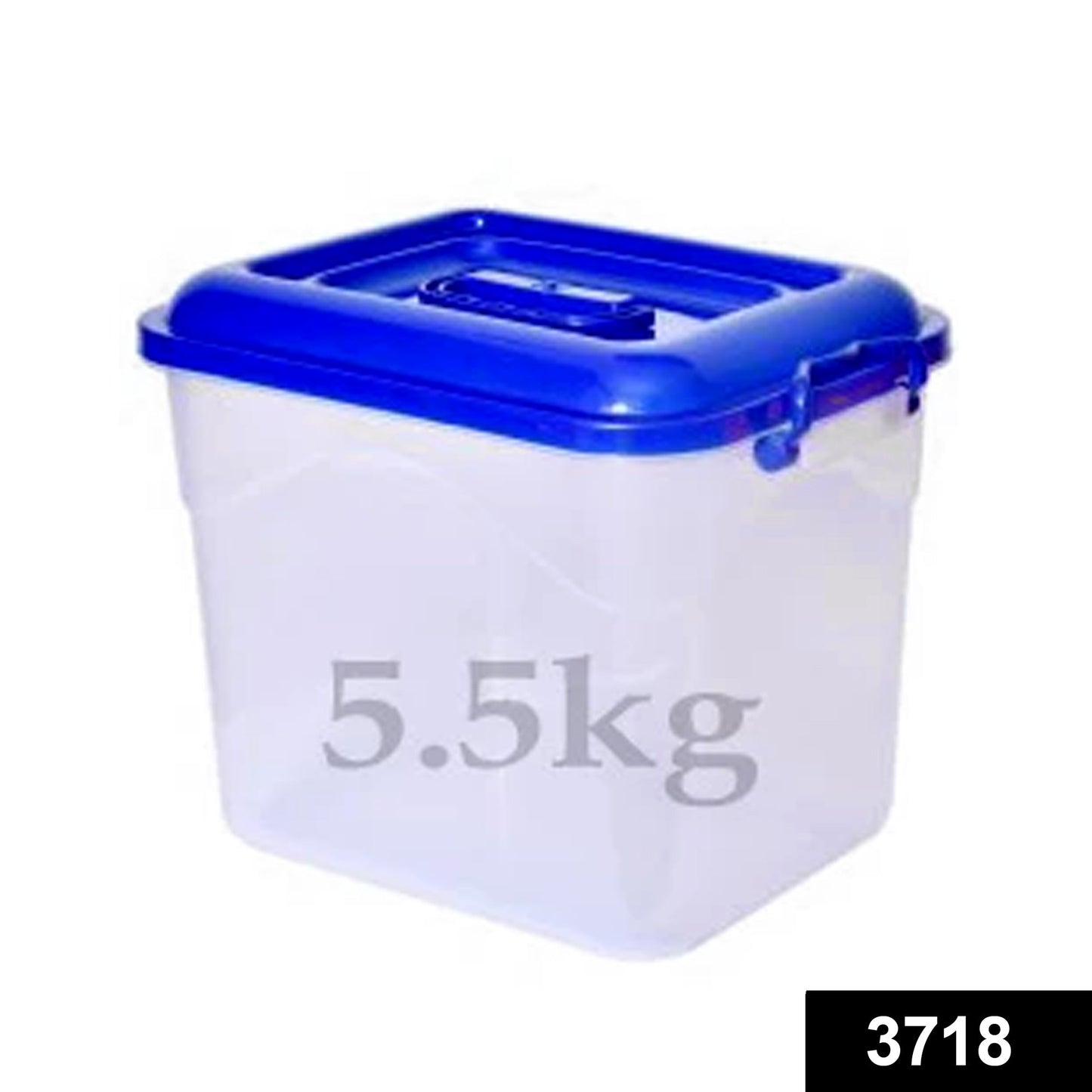 3718 Plastic Storage Container with Lid - 5.5kg 