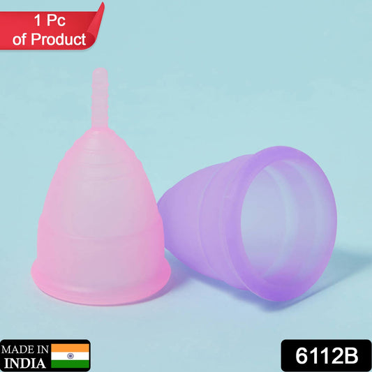 6112B REUSABLE MENSTRUAL CUP USED BY WOMENS AND GIRLS DURING THE TIME OF THEIR MENSTRUAL CYCLE 