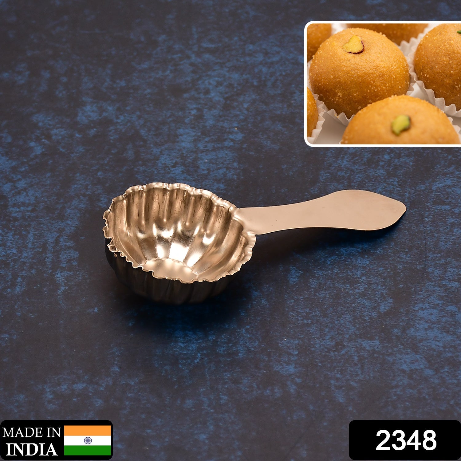 2248 Stainless Steel Modak Maker Mold Stainless Steel Cutting Spoon 