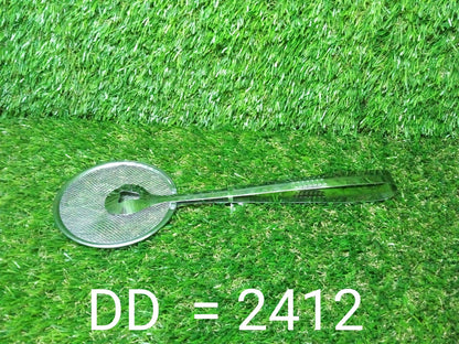 2412 2In1 Stainless Steel Filter Spoon with Clip Food Kitchen Oil-Frying Multi-Functional DeoDap