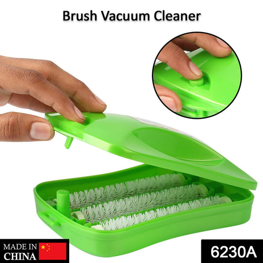 6230A Plastic Handheld Carpet Roller Brush Cleaning with Dust Crumb Collector, Wet, and Dry Brush 