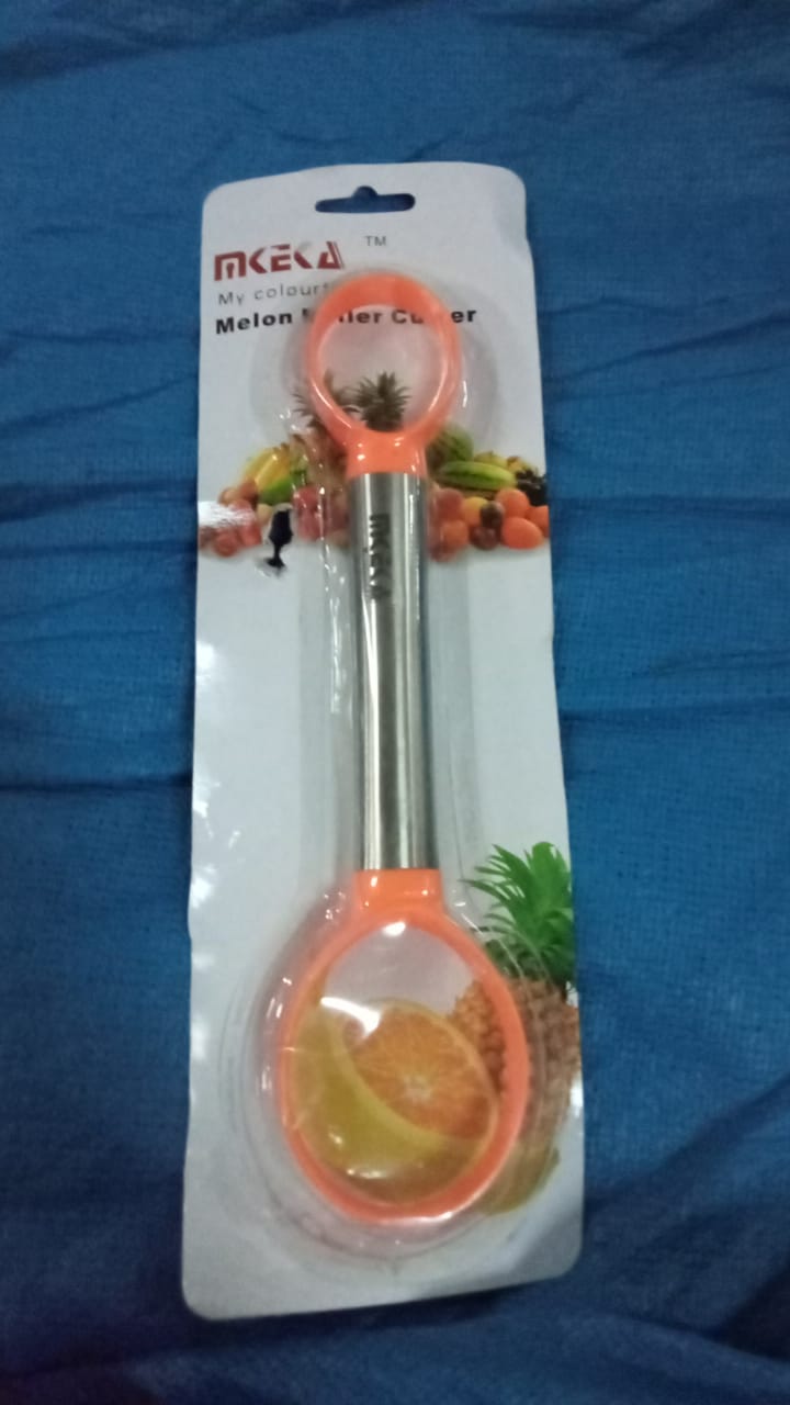 2192 Watermelon Papaya Peeling Seed Double Side Melon Corer Dig Pulp Separator 