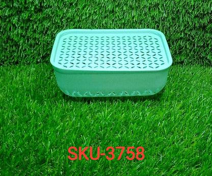 3758 1 Pc Kothmir Basket widely used in all types of household places for holding and storing various kinds of fruits and vegetables etc. 