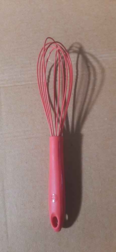 2797 SMALL MANUAL WHISK MIXER SILICONE WHISK, CREAM WHISK, FLOUR MIXER, ROTARY EGG MIXER, KITCHEN BAKING TOOL 