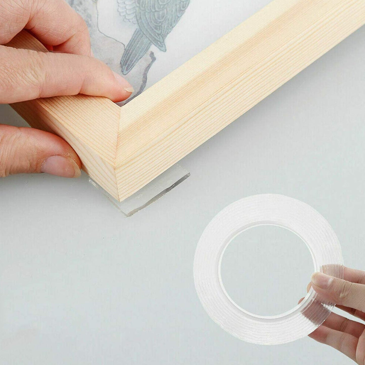 0882A Double Sided Nano Adhesive Tape, 3 meter Size (20mm Width X 2mm Thickness) DeoDap