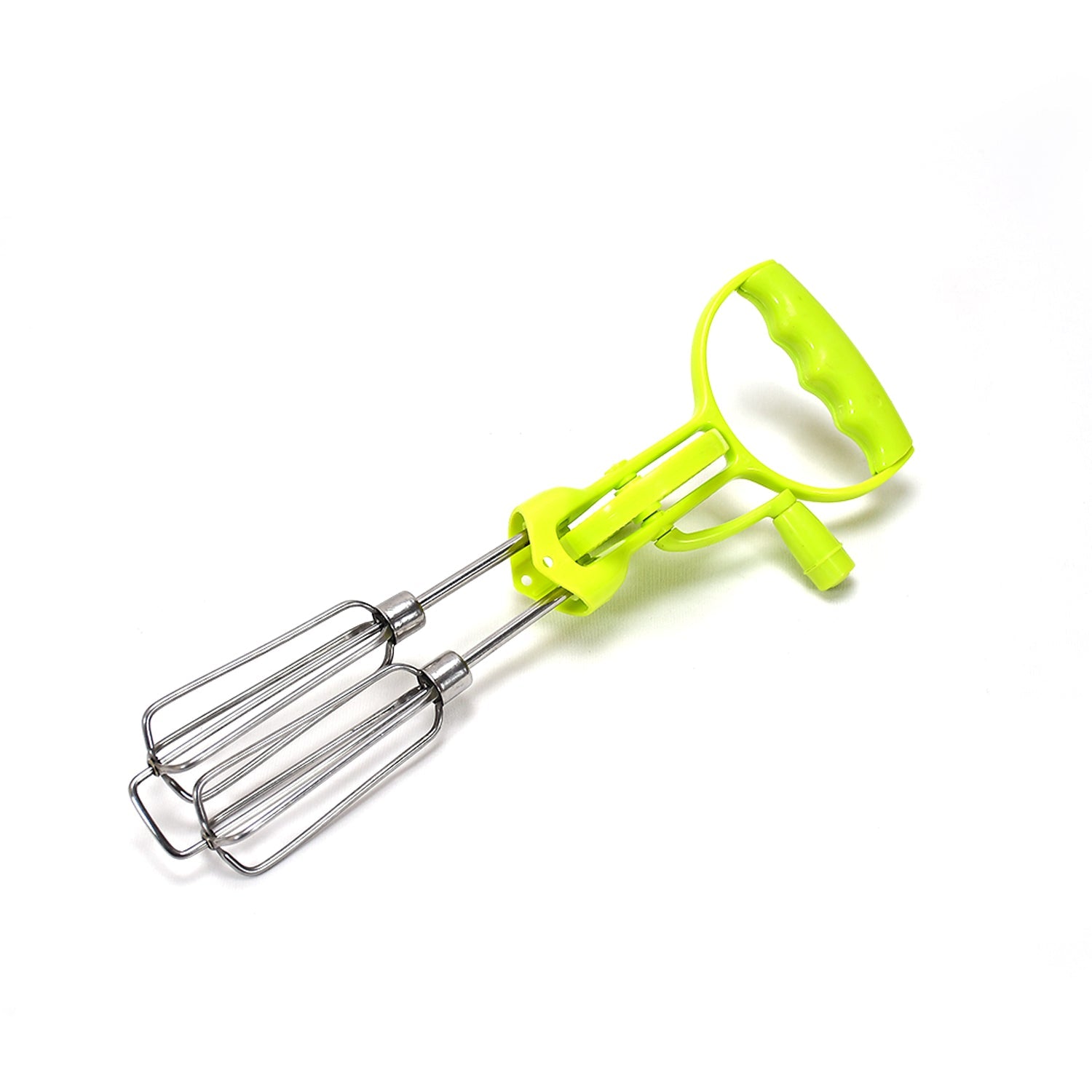 2297 Manual Rotary Egg Beater with Handle Hand Egg Mixer Blender Rotation Kitchen Handheld Whisk 