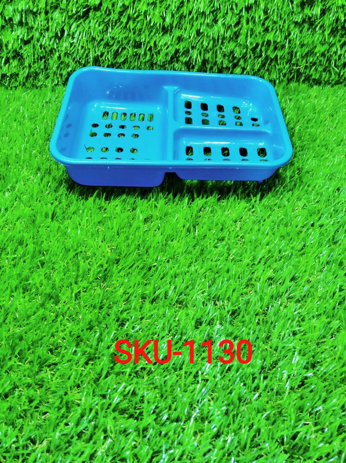 1130 3 in 1 Soap keeping Plastic Case for Bathroom use DeoDap