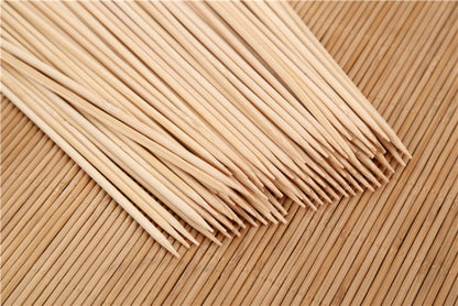 1116 Natural Bamboo Wooden Skewers/BBQ Sticks for Barbeque and Grilling DeoDap