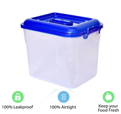 3718 Plastic Storage Container with Lid - 5.5kg 