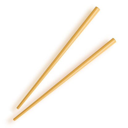 2955 Designer Natural Round Bamboo Reusable Chopsticks 