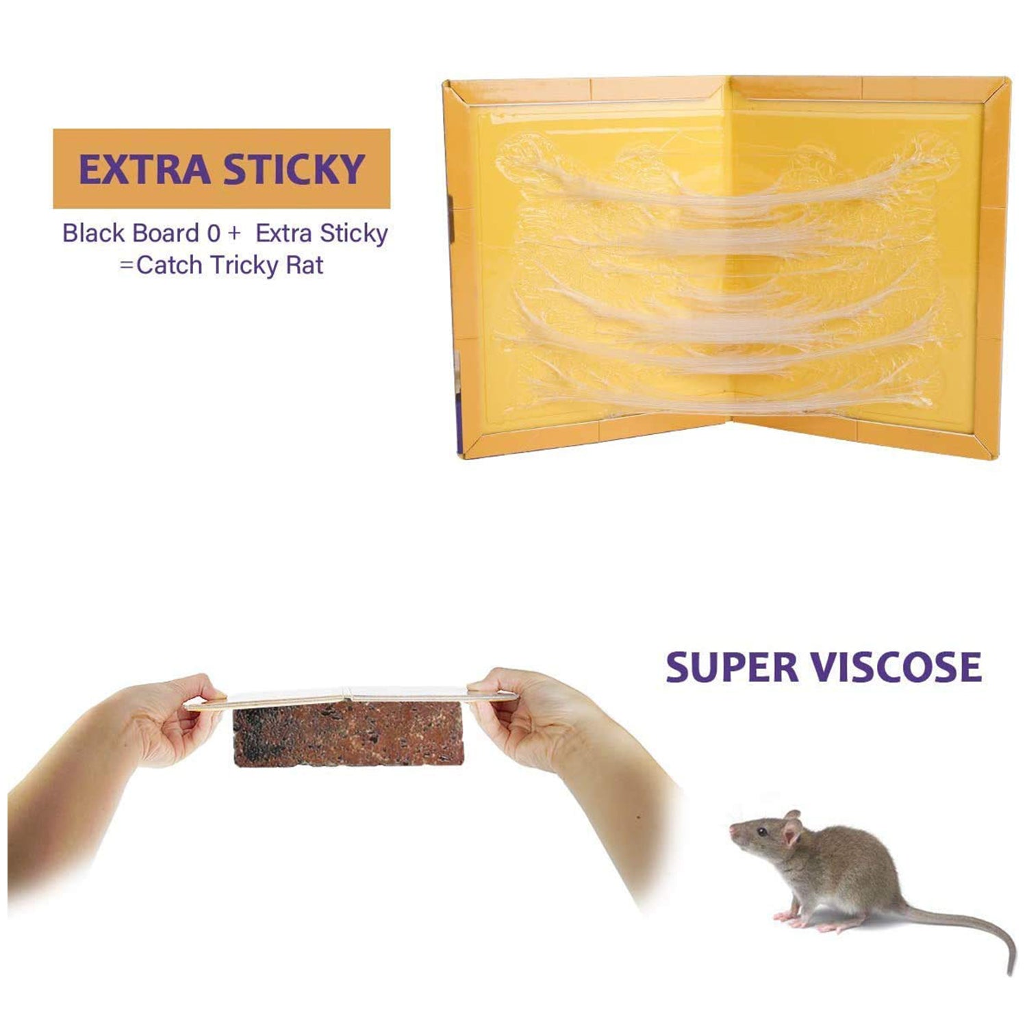 1203B Mice/Rat Glue Trap, Rat Glue Boards, Mouse Bond EasyGrabGet - Rat Terminator1203B Mice/Rat Glue Trap, Rat Glue Boards, Mouse Bond EasyGrabGet - Rat Terminator 