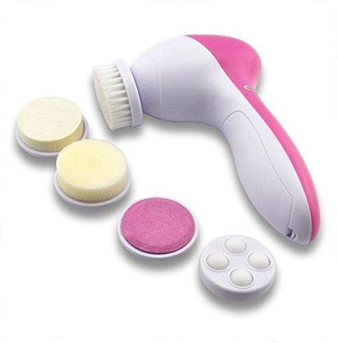 340 -5-in-1 Smoothing Body & Facial Massager (Pink) EasyGrabGet