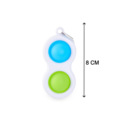 4850 Simple Dimple Fidget Toy Mini Keychain 