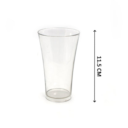 2849 Drinking Glass Juice Glass Water Glass Set of 6 Transparent Glass 