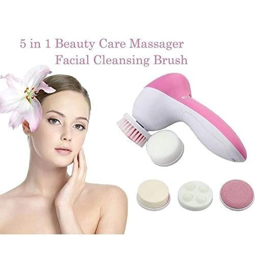 340 -5-in-1 Smoothing Body & Facial Massager (Pink) EasyGrabGet